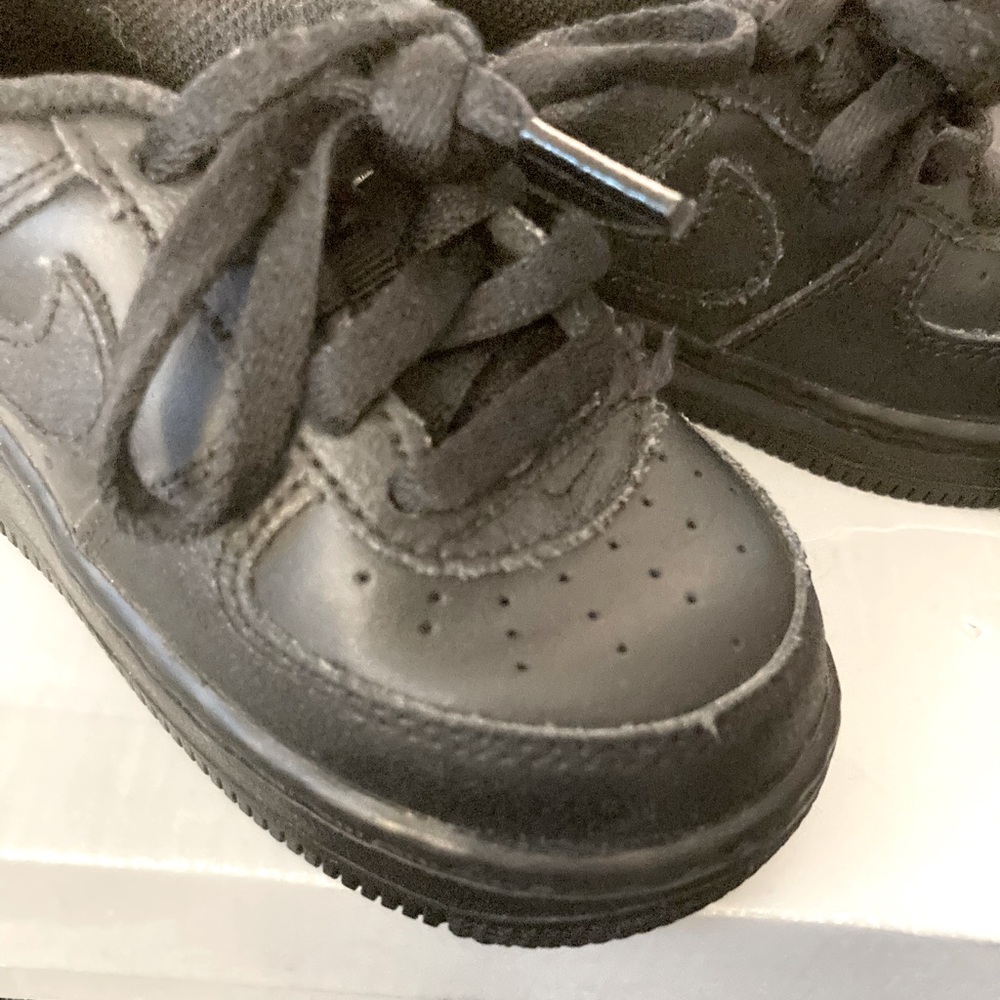 Toddler Boys Nike Force 1 Black on Black